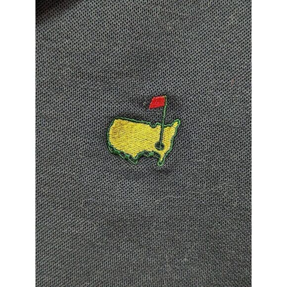 Authentic Master's Collection Men's Black Golf Shirt Short Sleeve Size Large - Picture 5 of 5